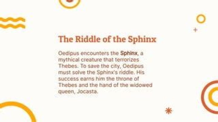 Why is it ironic that Oedipus solved the riddle