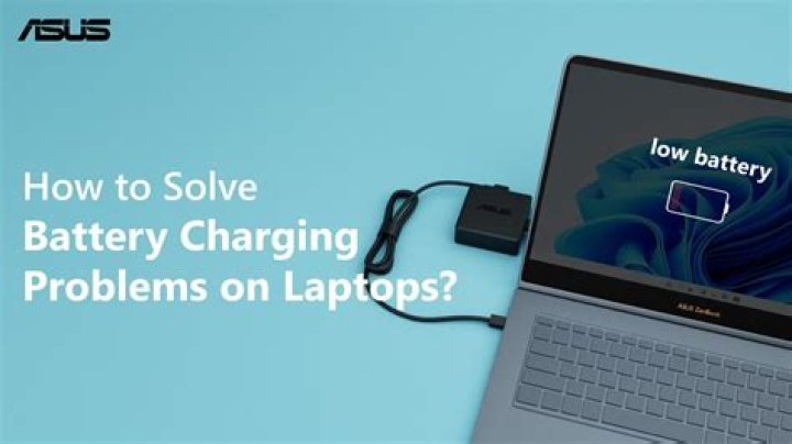 Why is my Asus laptop plugged in but not charging?