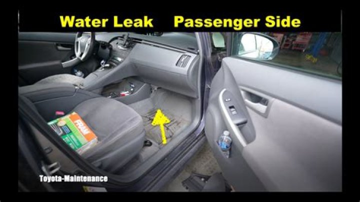 Why is my car leaking water on the passenger side?