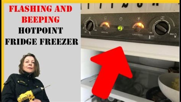 Why is my caravan fridge beeping?