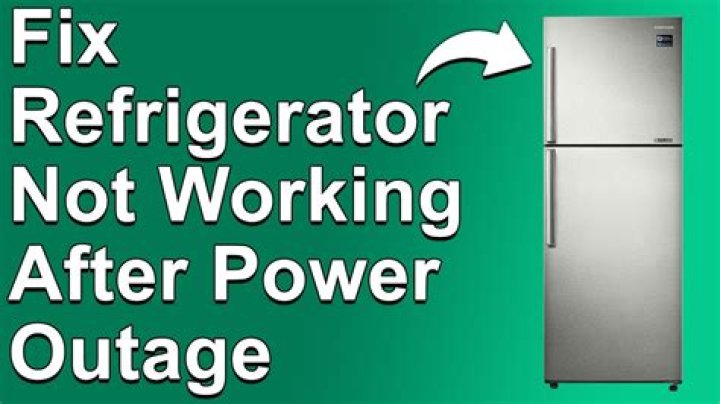 Why is the back of my Refrigerator not working?