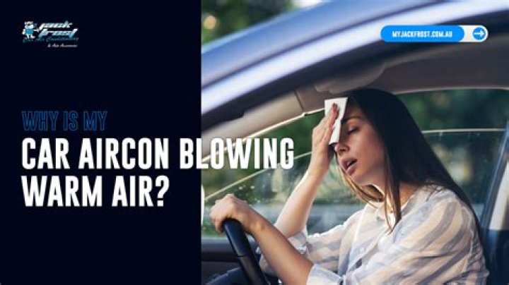 Why warm air is blowing from car AC even when AC is not on?