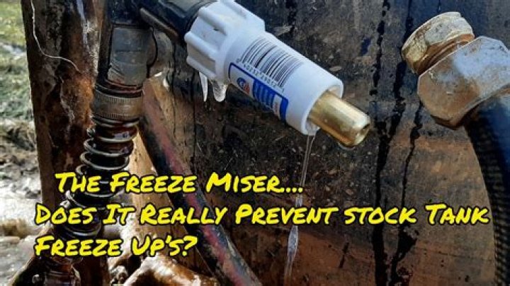 Will fresh water tank freeze?